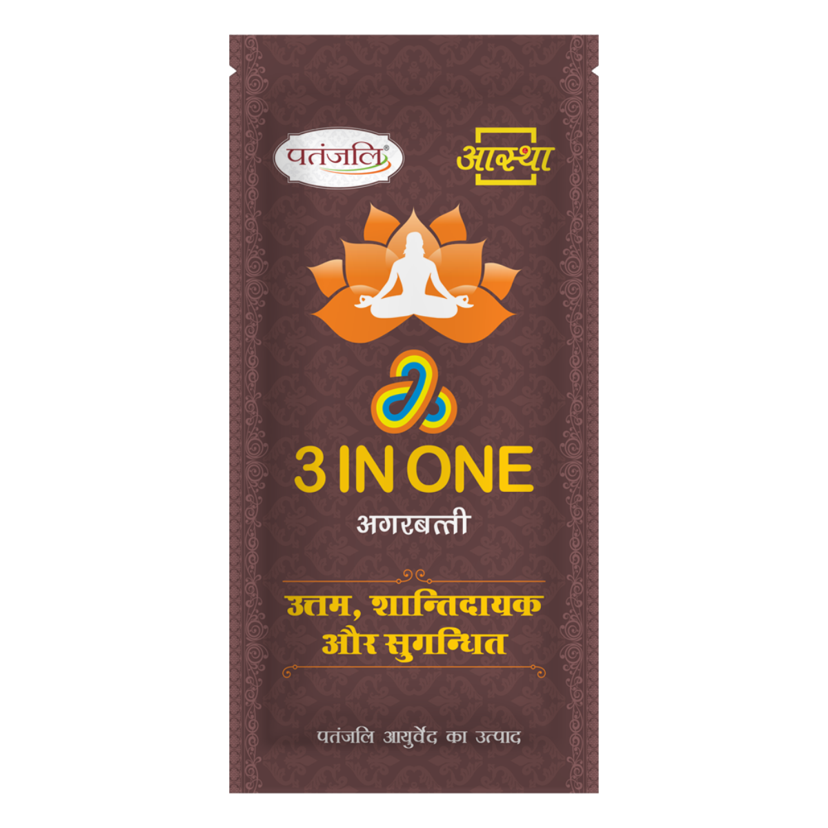 Aastha 3 in One Agarbatti 150gm – Parijaat Ayurveda & Organic