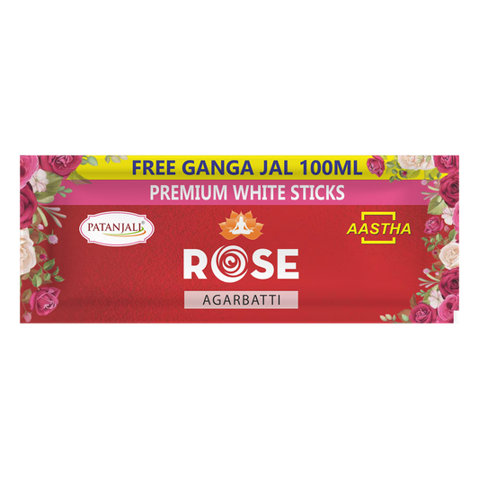 Rose Agarbatti 250gm with Free Ganga Jal(100ml)