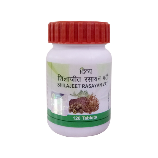 Divya Shilajeet Rasayan Vati (120 TAB)