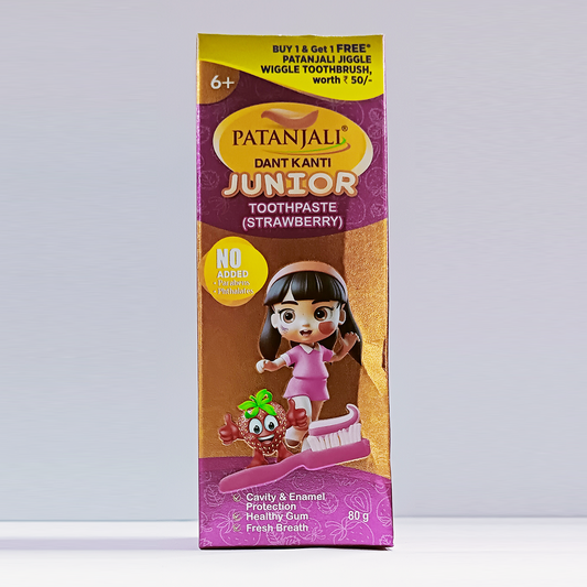 Dant Kanti Junior Toothpaste (Strawberry) 80gm