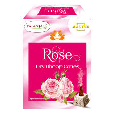 Rose Dry Dhoop Cones 20gm